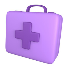 Medical Kit 3D Illustration