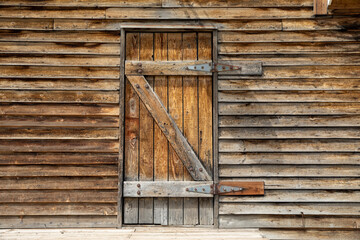 old wooden door