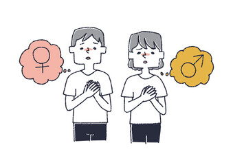 生同一障害による不安、鬱を抱える人々　精神衛生面に不安を抱える人々