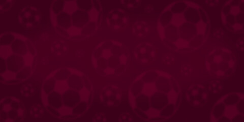 Champions League. World Cup Qatar 2022. Soccer ball background. Banner football.