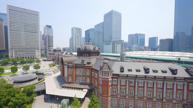 東京駅の風景動画