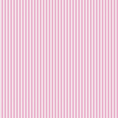 Seamless pattern with pink and white thin vertical stripes. Vector design of awning stripes in a vintage palette.