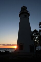 Marblehead Lighthouse on Lake Erie, Ohio