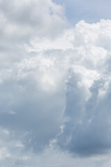 Beautiful blue sky with cloud.Natural cloudscape for summer season.