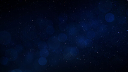 Obraz premium Blue glitter soft defocused