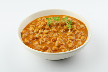 CHICKPEAS MASALA - Chole masala curry ,traditional north Indian lunch, dinner