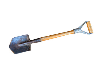 infantry small shovel .Small rusty shovel .