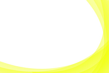 wavy light yellow frame white background wave