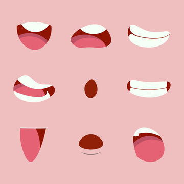 Cartoon character lips