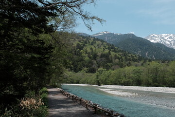 path in the mountains