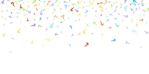 Question marks Quiz doubt survey faq public poll.