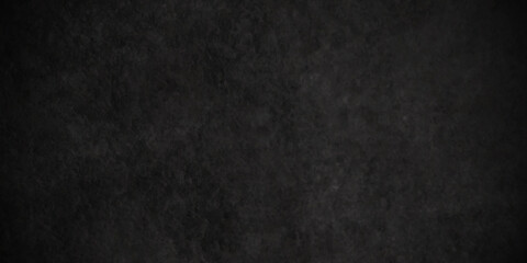 Fototapeta premium Blackchalk board and Black stone concrete grunge bacdrop texture background anthracite panorama. Panorama dark grey black slate background or texture. 