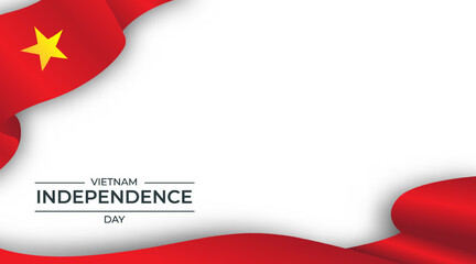 Vietnam independence day illustration design