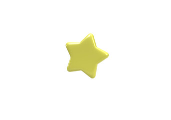 Glossy yellow stars rating feedback concept illustration for business idea concept background