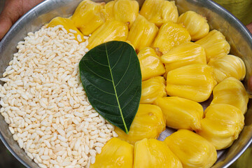 jackfruit cloves with puffed rice