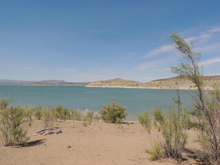 Fototapeta na wymiar lake in the desert