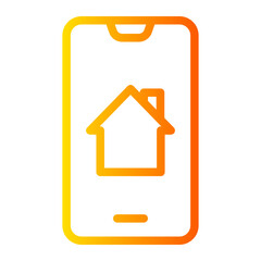 smartphone gradient icon