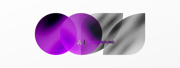 Transparent effects geometric abstract background. Minimalist wallpaper, banner, background or landing