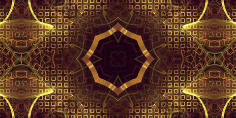 Grafisches Fraktal Hintergrund Motiv für Druck und WEB