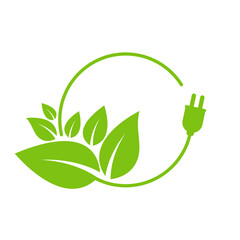 Eco friendly Logo design, Vector illustration