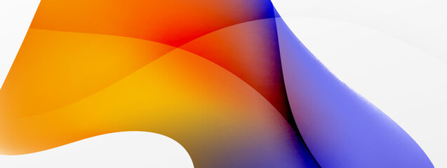 Abstract background. Fluid gradient color wave template for wallpaper, banner, background or landing
