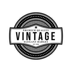 Fototapeta premium Vintage badge logo