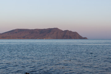 Sunset on the Black Sea coast near Sudak