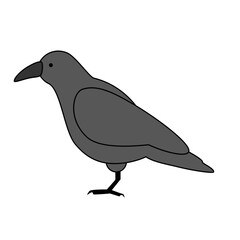 これはカラスのイラストです。