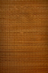 Wicker rattan basket natural wooden texture. Background