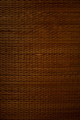 Wicker rattan basket natural wooden texture. Background