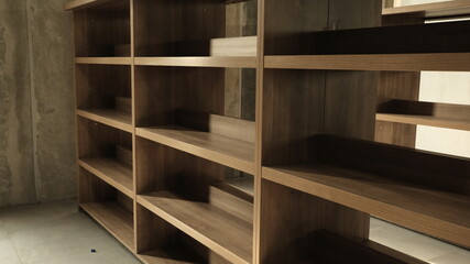 Empty Shelf of Jakarta Library, taken on July 31, 2022 in Jakarta, Indonesia