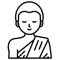 monk line icon