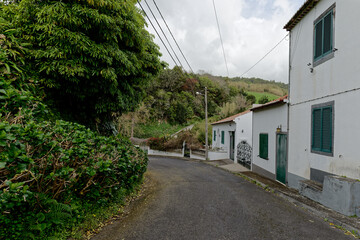 Fototapeta na wymiar The beautiful landscape on Azores island Portugal