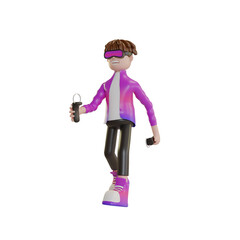  Character Metaverse illustration 3d