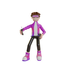  Character Metaverse illustration 3d