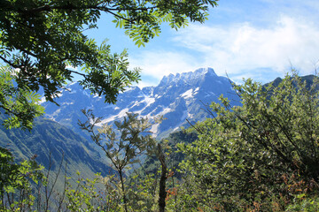 Valgaudemar valley in Ecrins national park in the french alps, Gap region