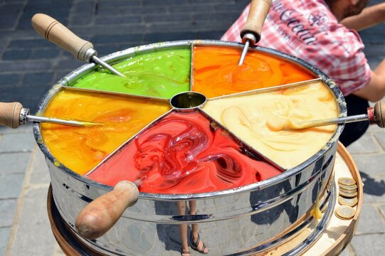 Trditional Turkish sweet mesir macunu