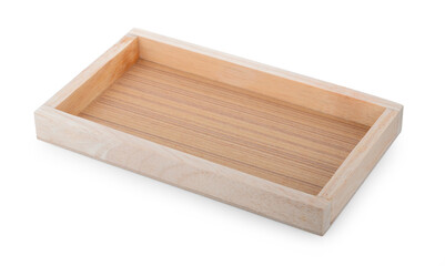 wood plate isolated on white background.