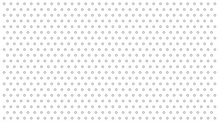 Seamless gray outlined dots on a white background. Polka dots, Spotted, Gray colored dots, Seamless dot patterns.