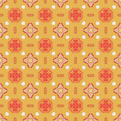 Leaves Seamless Pattern Background Garden Nature Plant Art Traditional Ornament 