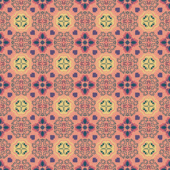 Leaves Seamless Pattern Background Garden Nature Plant Art Traditional Ornament 