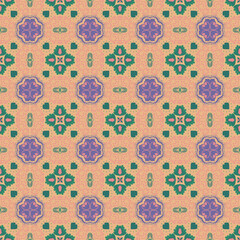 Leaves Seamless Pattern Background Garden Nature Plant Art Traditional Ornament 