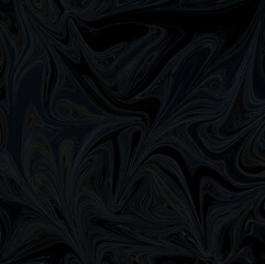 black background with light twisted abstract lines