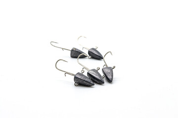 lead lures with hook  for darting or jigging fishing

