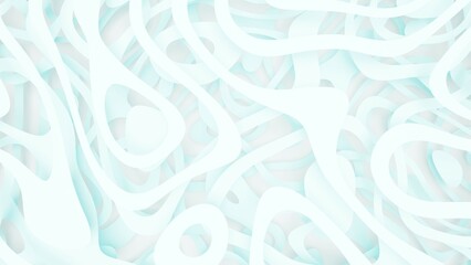 3D abstract wave background with paper cut shapes. Vector design layout for business presentations, flyers, posters and invitations.
