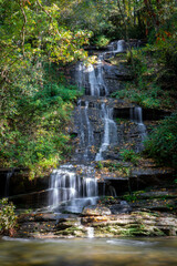 Waterfall on Deep Creek in Bryson City North Carolina