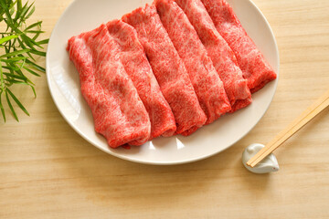 国産黒毛和牛スライス　すき焼き用