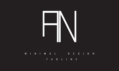 AN or NA Minimal Logo Design