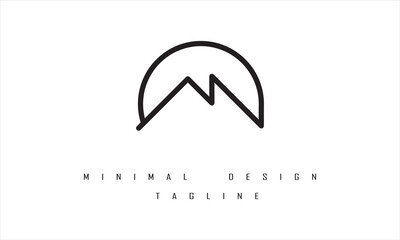 AN or NA Minimal Logo Design