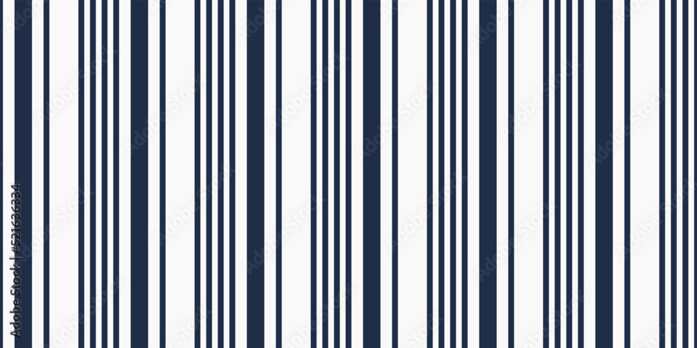 Poster The vertical stripes are blue. Vector seamless print for decor.